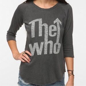 Junk Food Clothing “The Who” Distressed Band T-shirt, Size Large